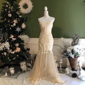 Formal evening Mermaid wedding ball gown Prom dress